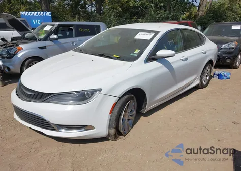 2015 Chrysler 200 Limited z USA, uszkodzony, nr VIN 1C3CCCAG9FN759750